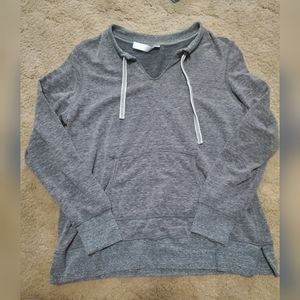 Drawstring long sleeve sweatshirt